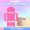 12.- MOLDE: PLANTILLA CAJITA CUADRADA - ARCHIVO DIGITAL