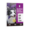 PAPEL FOTOGRÁFICO ADHESIVO A4 LILY - 135GR MORADO