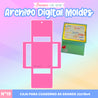 19.- MOLDE: PLANTILLA CAJA PARA CUADERNO A5 GRANDE - ARCHIVO DIGITAL