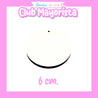 50 UNIDADES CÍRCULO 6 CM PARA LLAVERO MDF BLANCO SUBLIMABLE - CLUB MAYORISTA