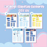 ETIQUETAS ESCOLARES DTF UV