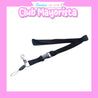 25 LANYARD NEGRO DE POLIÉSTER 2 CM DE ANCHO - CLUB MAYORISTA