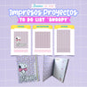 KIT IMPRESO PROYECTO SNOOPY CAJITA + CUADERNO