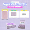 KIT IMPRESO PROYECTO SNOOPY CAJITA + CUADERNO