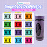 KIT IMPRESO PROYECTO CRAYOLA