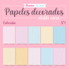 PAPELES DECORATIVOS DOBLE CARA - COLECCIÓN No. 1