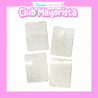 50 UNIDADES CREDENCIALES ACRÍLICAS GLITTER - CLUB MAYORISTA