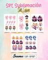 SET 10 LÁMINAS DE SUBLIMACIÓN - SAILOR MOON