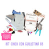 KIT CINCH ROSADO O MENTA CON GUILLOTINA A3 (REGALO TALLER ONLINE O PRESENCIAL DE ENCUADERNACIÓN)