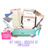 KIT CINCH ROSADO O MENTA + BÁSICOS DE LA PAPELERÍA (REGALO TALLER ONLINE O PRESENCIAL DE ENCUADERNACIÓN)