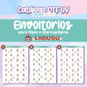 DTF UV PARA ENVOLTORIOS - LABUBU (LÁPICES - MARCAPÁGINA)