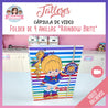 CÁPSULA DE VÍDEO: PROYECTO DE ENCUADERNACIÓN FOLDER DE 4 ANILLAS RAINBOW BRITE