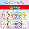 DTF UV - POKEMÓN