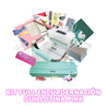 KIT FULL INICIO ENCUADERNACIÓN GUILLOTINA PINK, CINCH ROSADA O MENTA (REGALO TALLER ONLINE O PRESENCIAL DE ENCUADERNACIÓN)