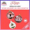 CÁPSULA DE VÍDEO: ESFERAS NAVIDEÑAS CON VINILO DECORATIVO