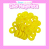 50 DISCOS DE ENCUADERNACIÓN COLOR AMARILLO 23MM - CLUB MAYORISTA