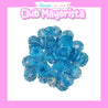 50 DISCOS DE ENCUADERNACIÓN COLOR AZUL GLITTER 23MM - CLUB MAYORISTA
