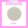 50 UNIDADES CÍRCULO 6 CM PARA LLAVERO BLANCO SUBLIMABLE - CLUB MAYORISTA