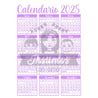 CALENDARIO 2025 COLOR LILA