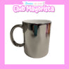 10 TAZÓN SUBLIMABLE METALIZADO PLATEADO 11 OZ - CLUB MAYORISTA