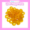 50 DISCOS DE ENCUADERNACIÓN COLOR NARANJO TRANSPARENTE 23MM - CLUB MAYORISTA