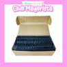 CAJA ANILLOS METÁLICOS 22 MM PASO 2:1 COLOR NEGRO - CLUB MAYORISTA