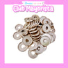 50 DISCOS DE ENCUADERNACIÓN COLOR ROSE GOLD 23MM - CLUB MAYORISTA